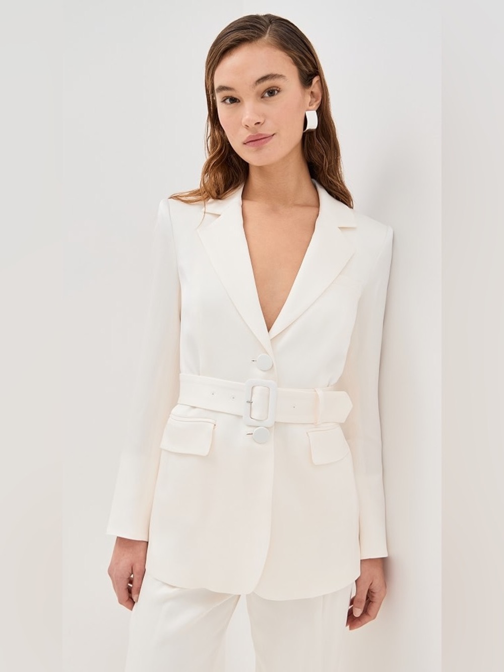 NWT $848 Veronica Beard Ryanne Belted Dickey Jacket